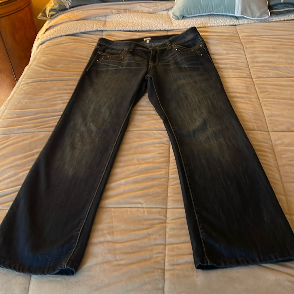 Reba embellished boot cut jeans